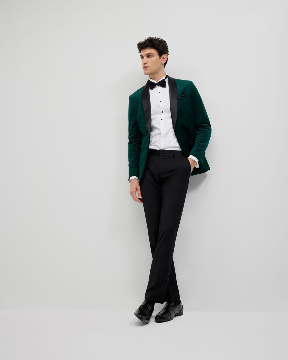 Black Tie Velvet Tuxedo, Emerald, hi-res